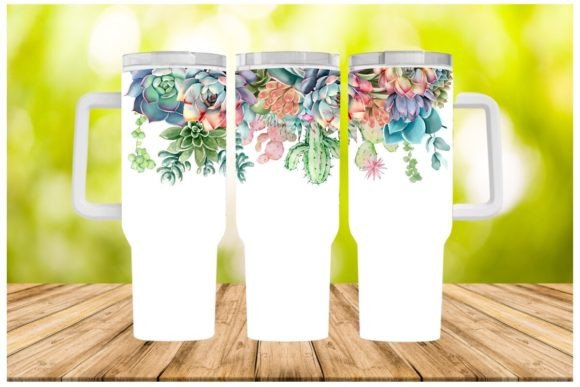 Download Succulent 40oz Quencher Tumbler Wrap - 40oz quencher tumbler wrap Collection