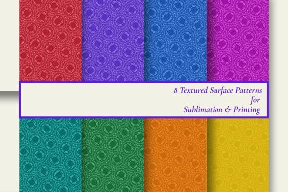 Download 8 Vibrant Seamless Sublimation Patterns - Premium Resources