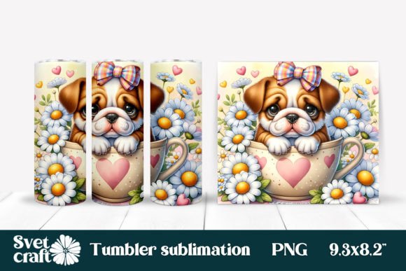 Download Cute Dog Sublimation Tumbler Design Wrap - Sublimation tumbler design Collection