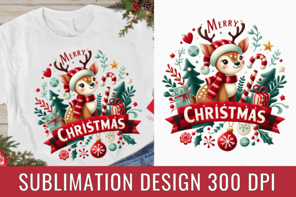 Download Merry Christmas Sublimation Design - Premium Resources