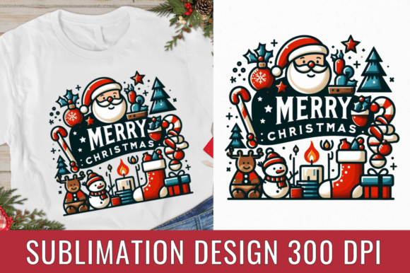 Download Merry Christmas Sublimation Design - Premium Resources